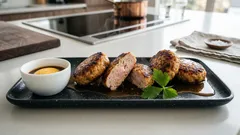 フライパンでふんわり豚つくね—卵黄しょうゆだれでコク旨、ご飯もお酒も進むレシピ